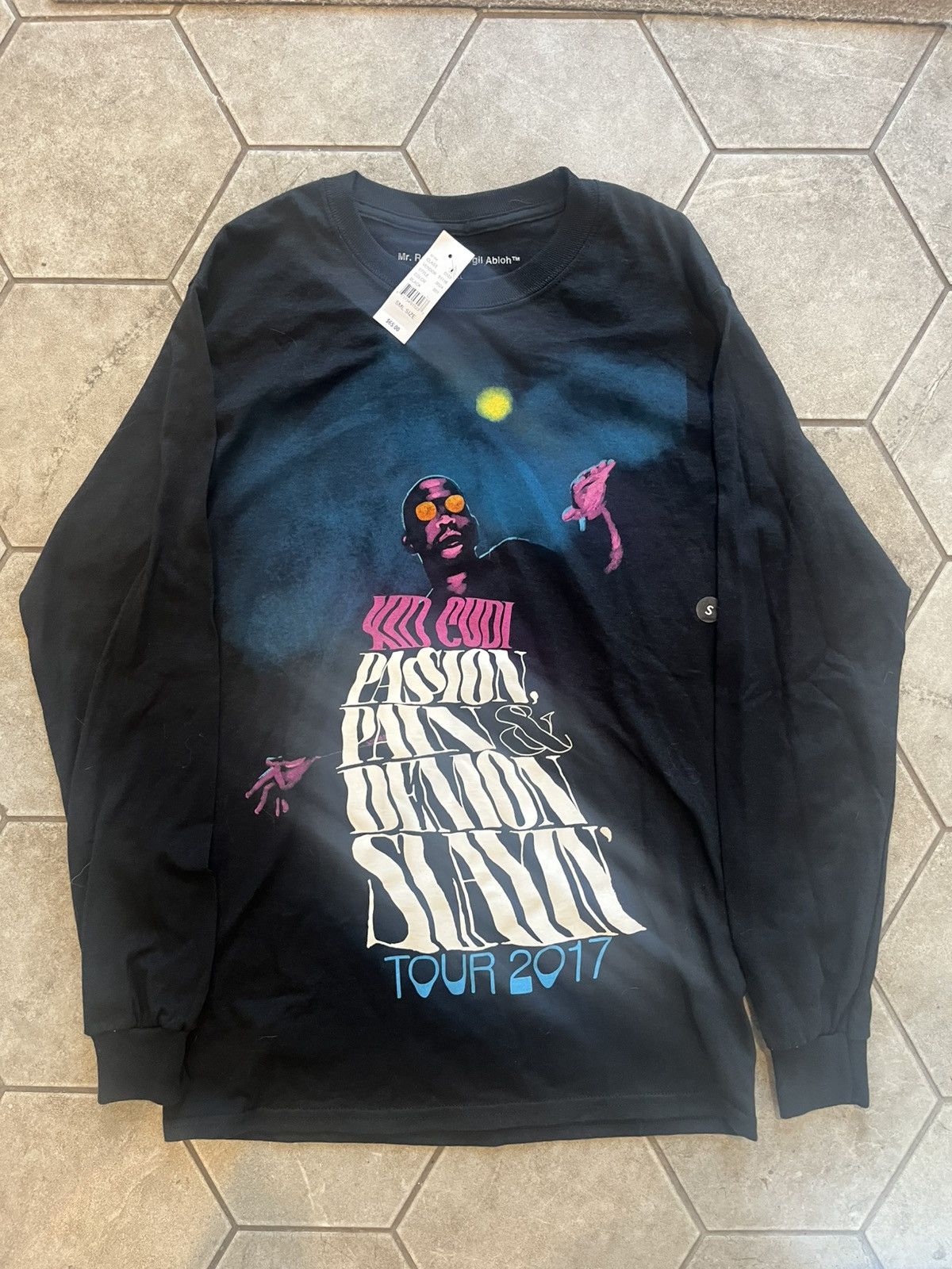 Kid Cudi × Virgil Abloh NWT 2017 Kid Cudi & Virgil Abloh Tour Shirt Size US S / EU 44-46 / 1 - 2 Thumbnail