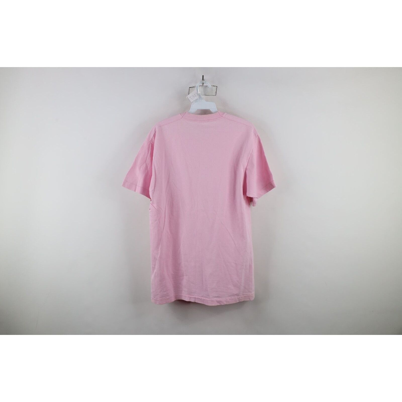 Vintage Vintage 90s Streetwear Distressed Blank Cotton T-Shirt Size US L / EU 52-54 / 3 - 7 Thumbnail