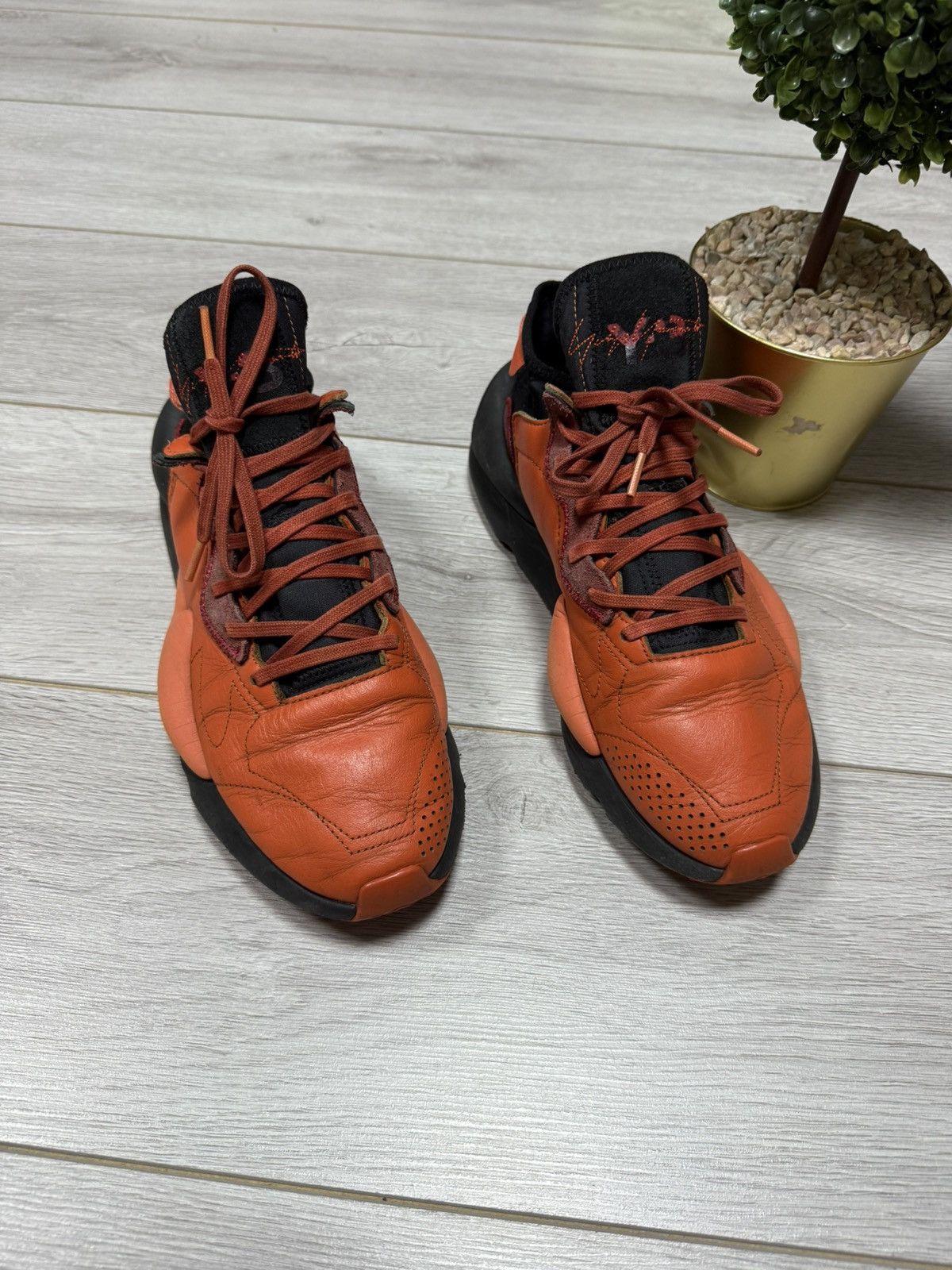 Y-3 Y-3 KAIWA leather sneakers shoes Size US 10.5 / EU 43-44 - 2 Thumbnail