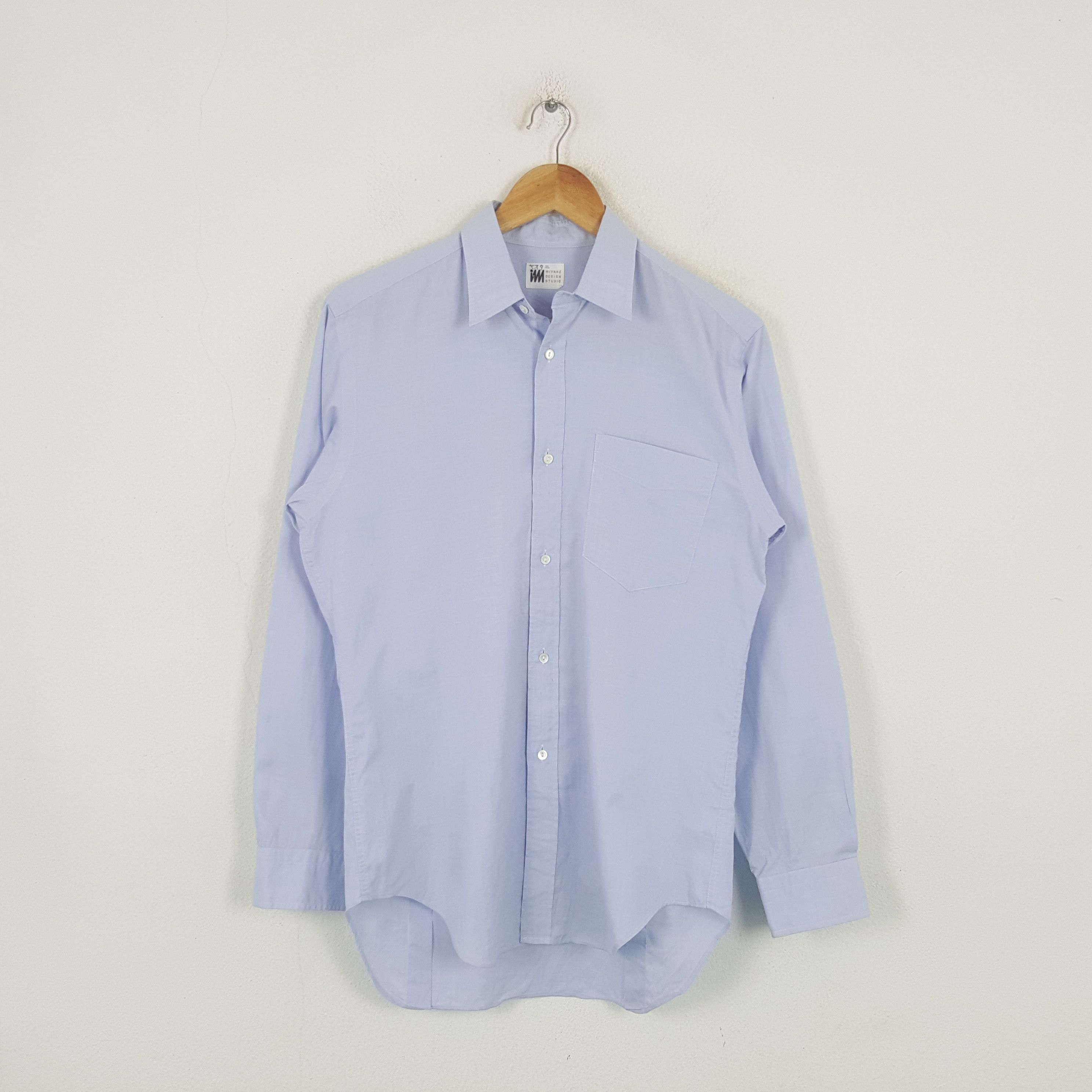 Issey Miyake Vintage IM Issey Miyake Japanese Designer Plain Shirt RR8 Size US S / EU 44-46 / 1 - 1 Thumbnail