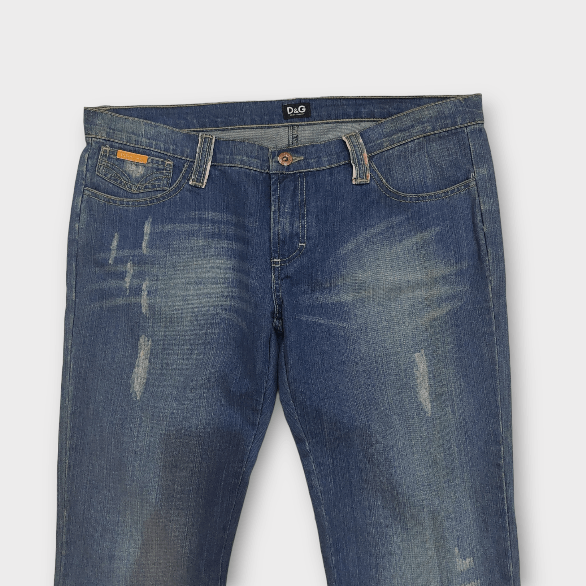 Dolce & Gabbana Dolce & Gabbana Love Logo Pocket Jeans Size 34" / US 12 / IT 48 - 6 Thumbnail