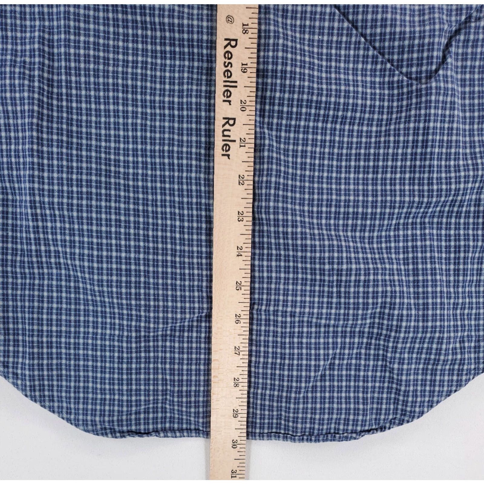 Polo Ralph Lauren Polo Ralph Lauren GI Shirt Button Up Long Sleeve Blue Check Mens M Size US M / EU 48-50 / 2 - 5 Thumbnail