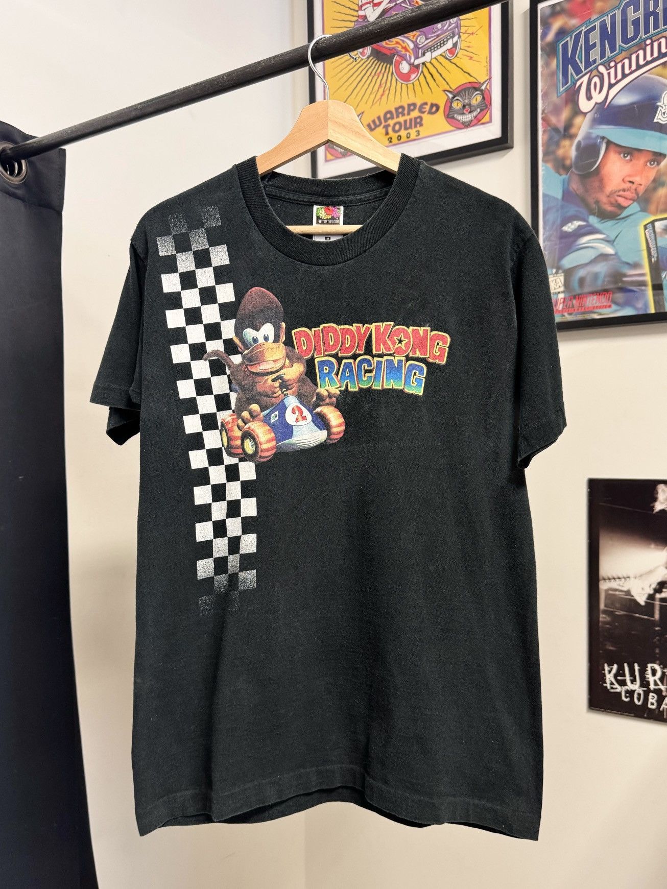 Vintage Vintage 90s Diddy Kong Racing Nintendo 64 Tee Size US M / EU 48-50 / 2 - 1 Thumbnail