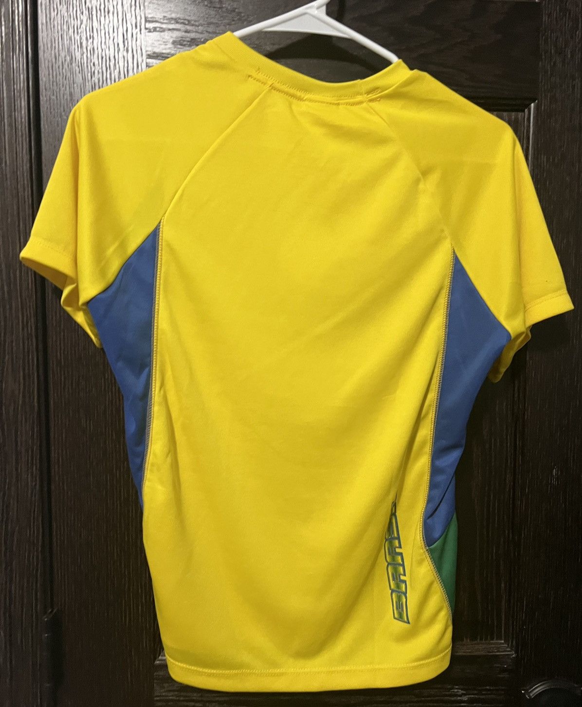Other Brasil Jersey Mens LG Yellow Green Brazil Soccer Shirt Size US L / EU 52-54 / 3 - 6 Thumbnail