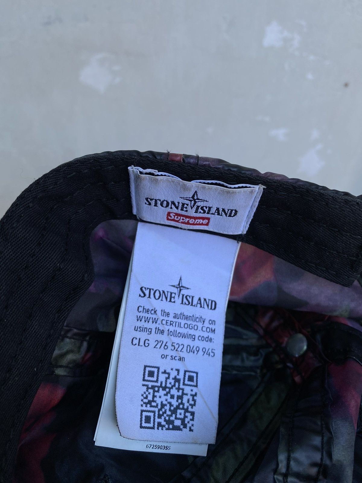 Stone Island × Supreme Stone Island X Supreme Floral Cap OS Size ONE SIZE - 12 Thumbnail