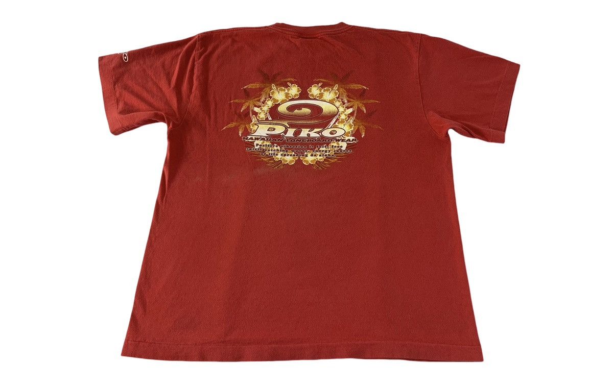Japanese Brand Hype 90s Piko Hawaiian Longboard Wear Printed Tee Size US M / EU 48-50 / 2 - 1 Thumbnail