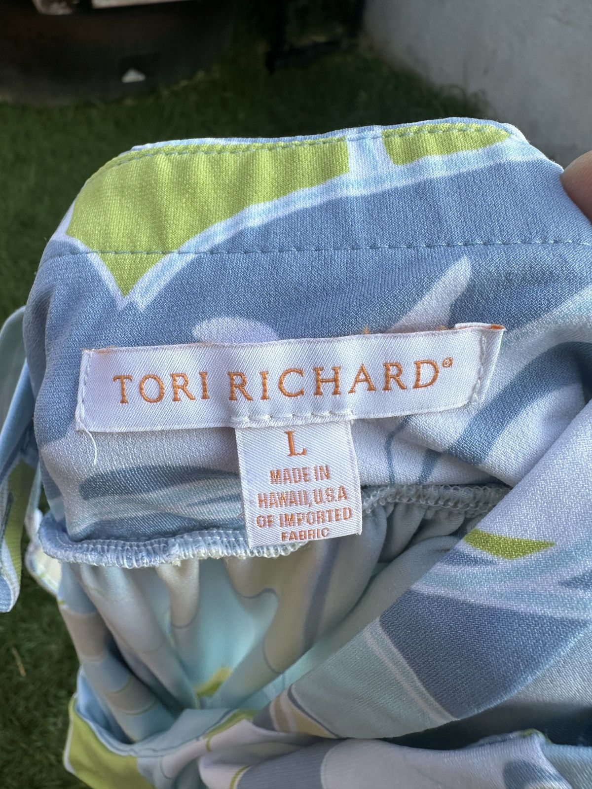 Tori Richard Tori Richard Dress Hawaiian Print Multicolored Women's L Size L / US 10 / IT 46 - 5 Thumbnail