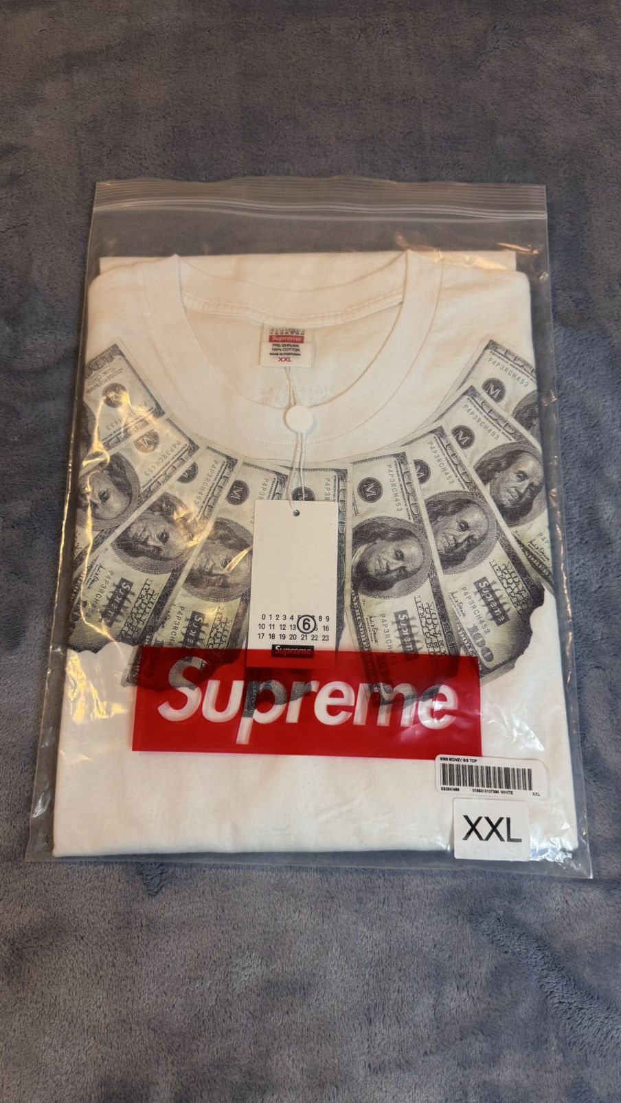 Maison Margiela × Supreme Supreme x Maison Margiela Money Tee XXL Size US XXL / EU 58 / 5 - 2 Thumbnail