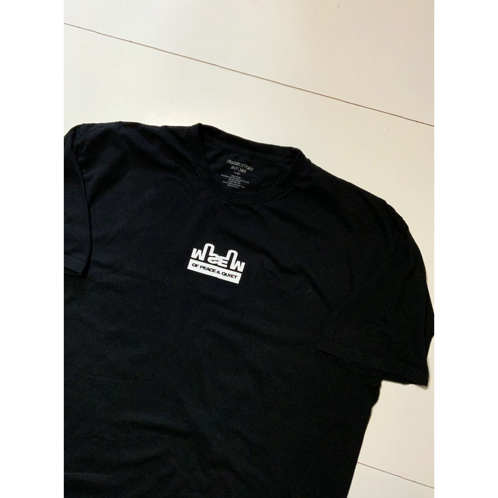 Museum of Peace & Quiet VINTAGE Museum Of Peace & Quiet Black Graphic Official Crewneck S/S T-Shirt Sz. 3XL Mens Size US XXL / EU 58 / 5 - 4 Thumbnail