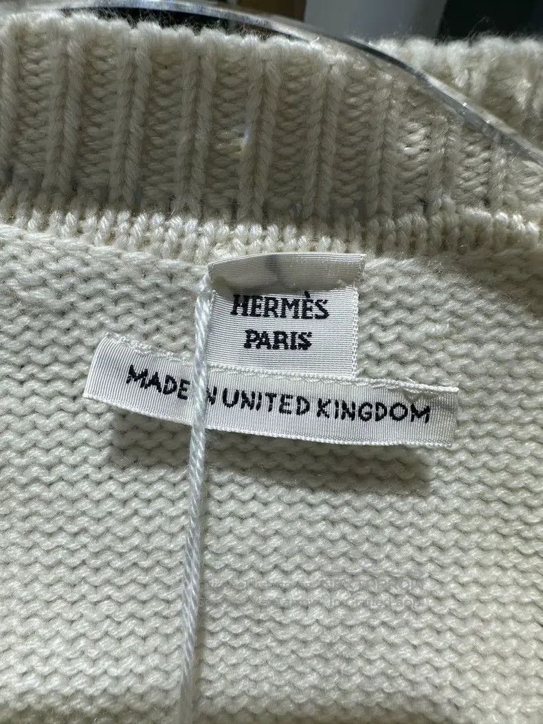 Hermes Hermes Beige knit sweater Size XS / US 0-2 / IT 36-38 - 3 Thumbnail