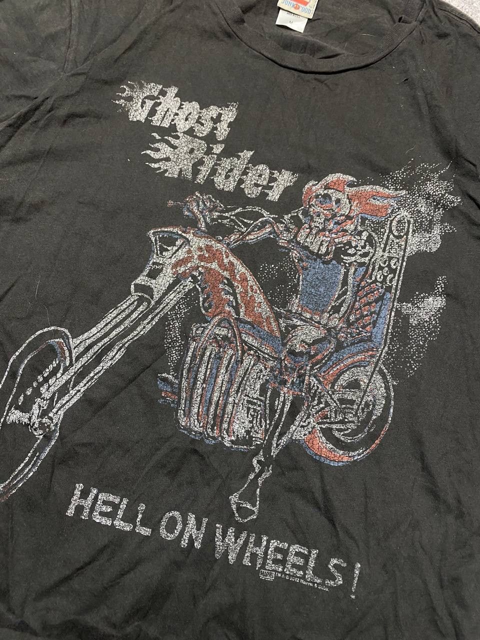 Junk Food × Marvel Comics Ghost Rider Marvel Comics 2012 Vintage T-Shirt Junk Food Size US M / EU 48-50 / 2 - 4 Thumbnail