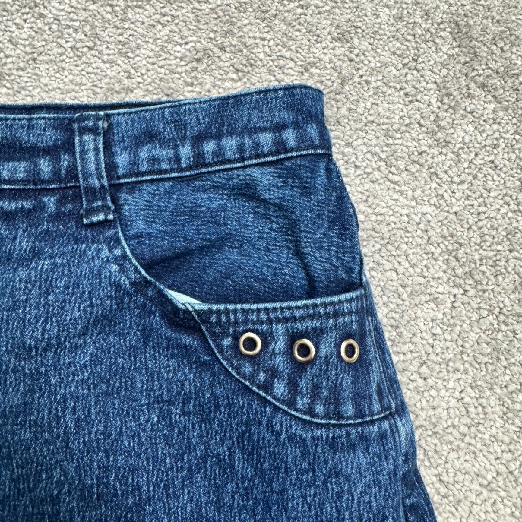 Vintage VINTAGE Unspoiled Kilimanjaro Jeans Womens 34 High Rise Blue 5-Pocket Denim 90s Streetwear Size 24" / US 00 / IT 34 - 4 Thumbnail