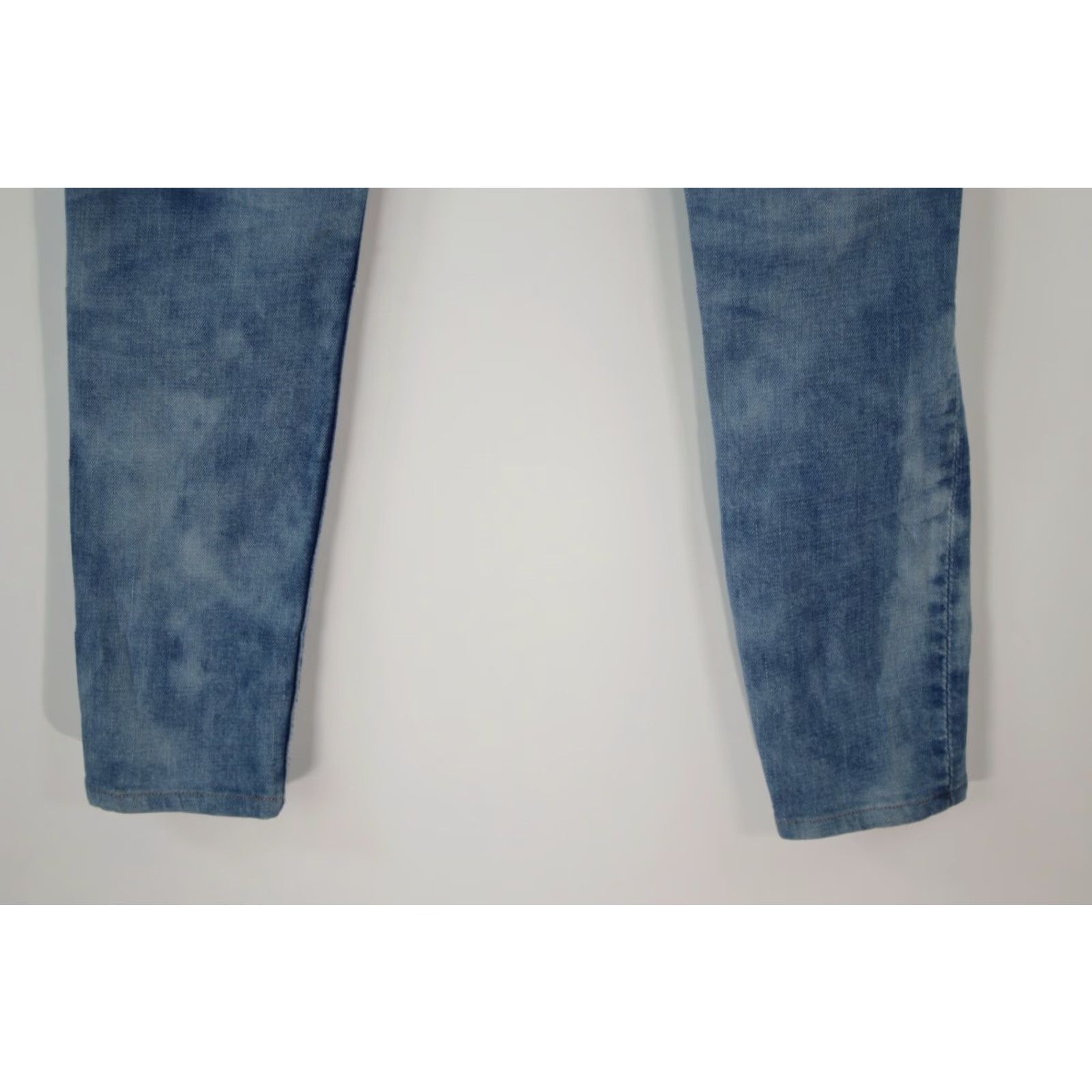 Vintage Blank Nyc Jeans Womens Regular Distressed Low Rise Blue Denim Skinny Size 25 Size 42" / US 20 - 7 Thumbnail