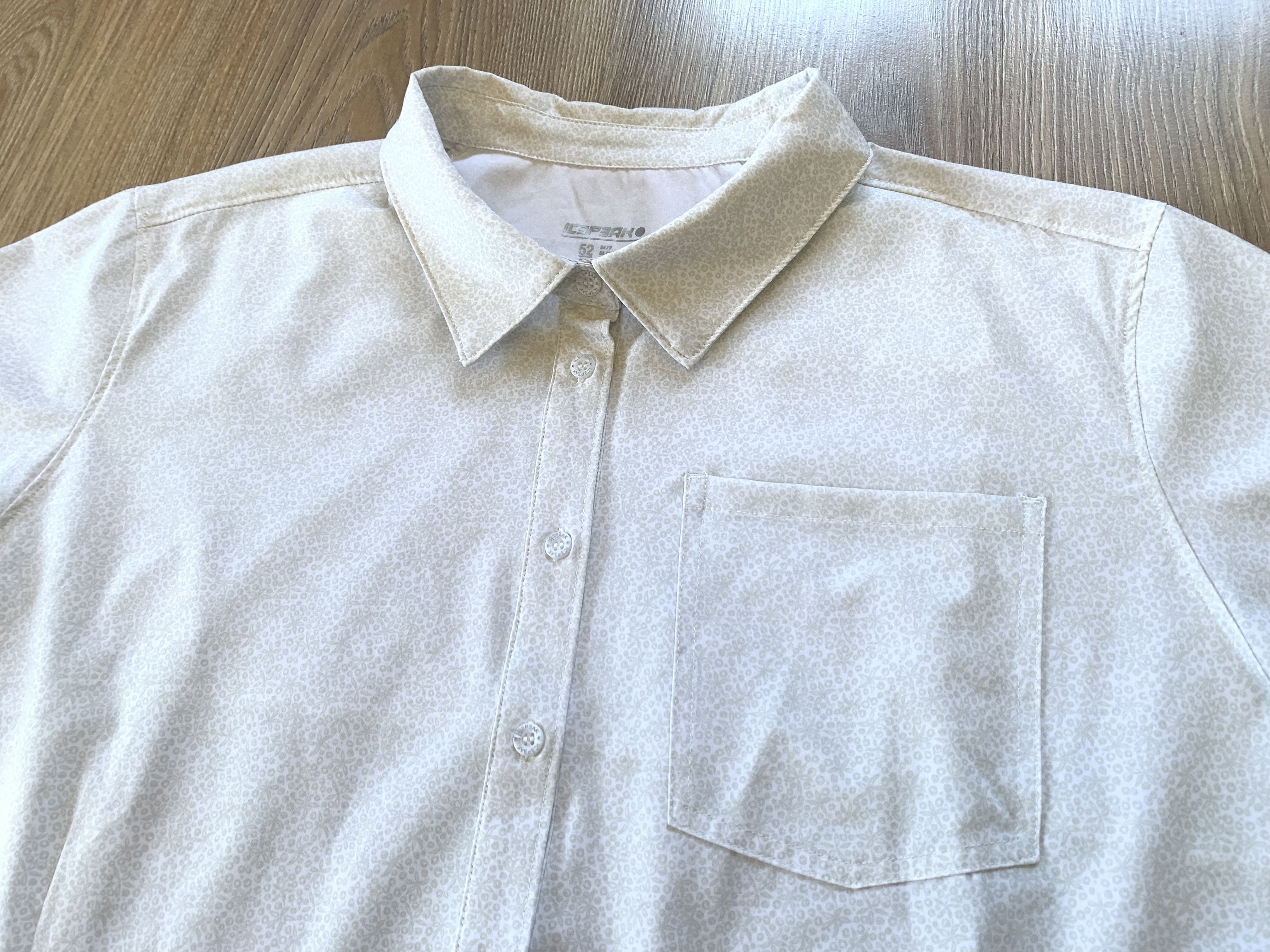 Other Icepeak Womens Beige Pocket Treking Short Sleeve Shirt Size XL / US 12-14 / IT 48-50 - 4 Thumbnail