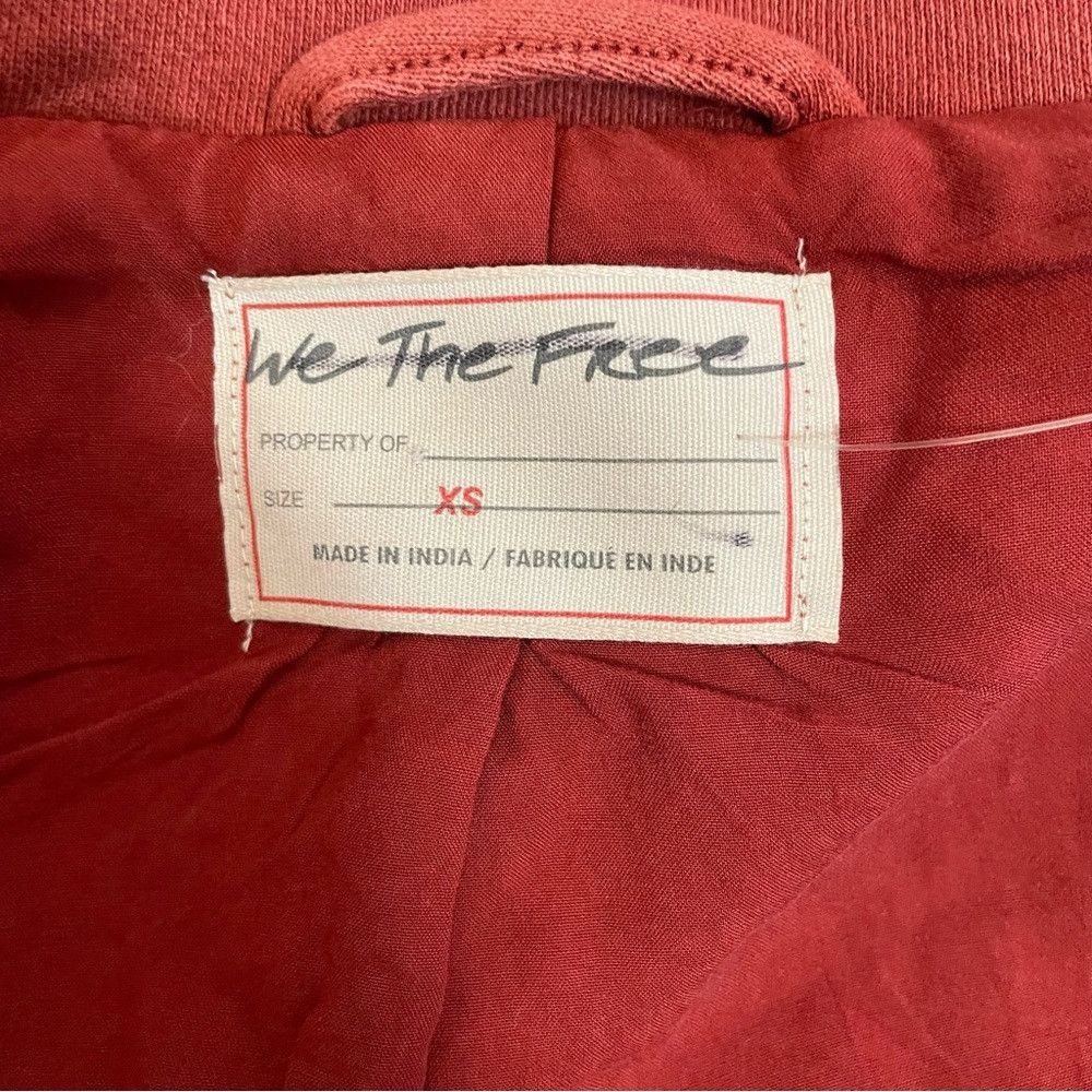 Free People New Free People Rebel Knit Oversized Moto Spiced Brandy Jac Size XS / US 0-2 / IT 36-38 - 5 Thumbnail