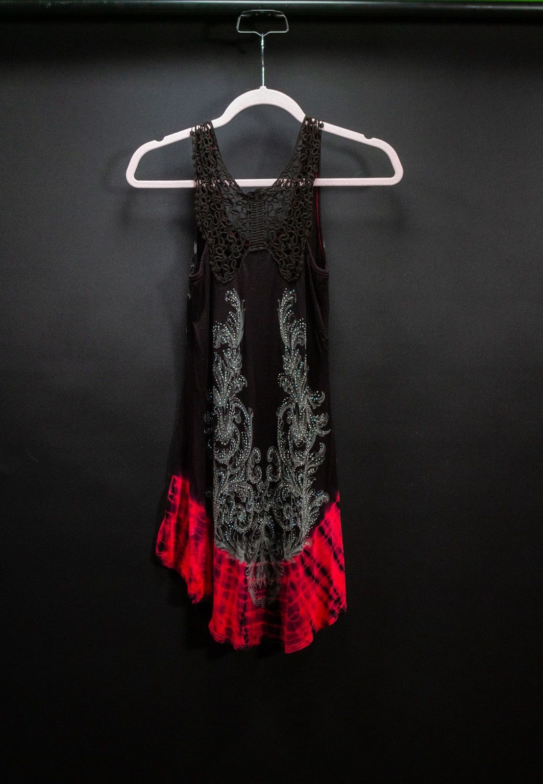 Vintage Vocal Rhinestone Dress Size S / US 4 / IT 40 - 2 Thumbnail