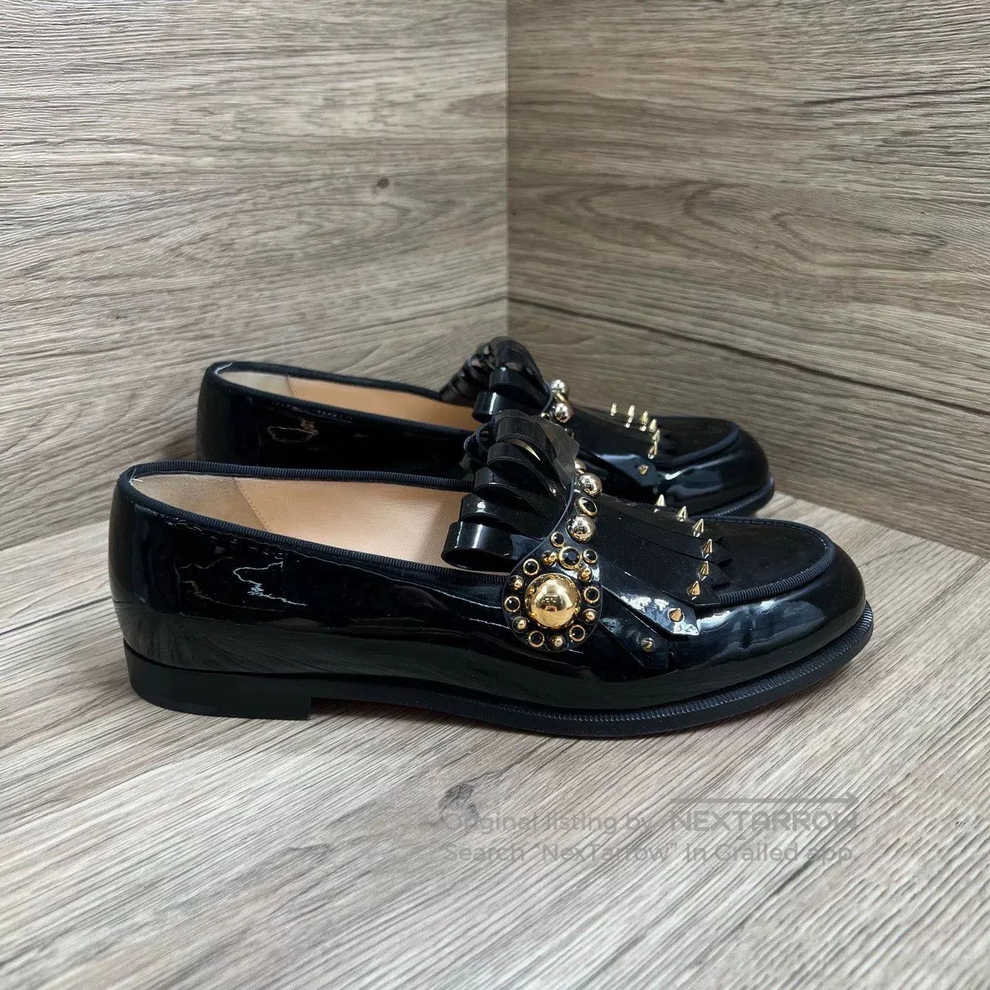 Christian Louboutin Christian Louboutin Tassel Red Sole Shoes. Size US 7.5 / IT 37.5 - 3 Thumbnail