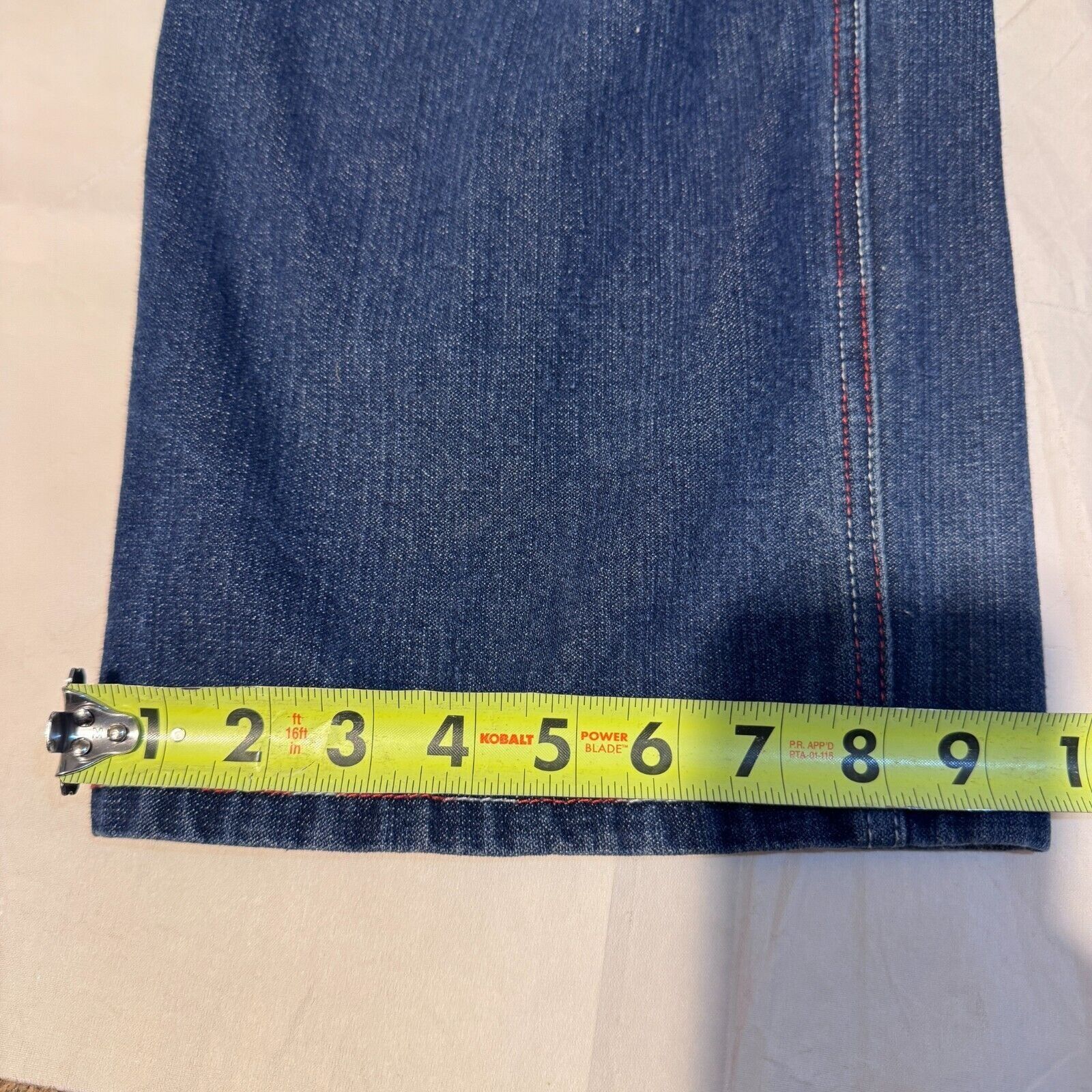 Coogi COOGI Jeans 34x32 Red/Pink Y2K Embroidered Back Pocket Denim Size US 34 / EU 50 - 9 Thumbnail