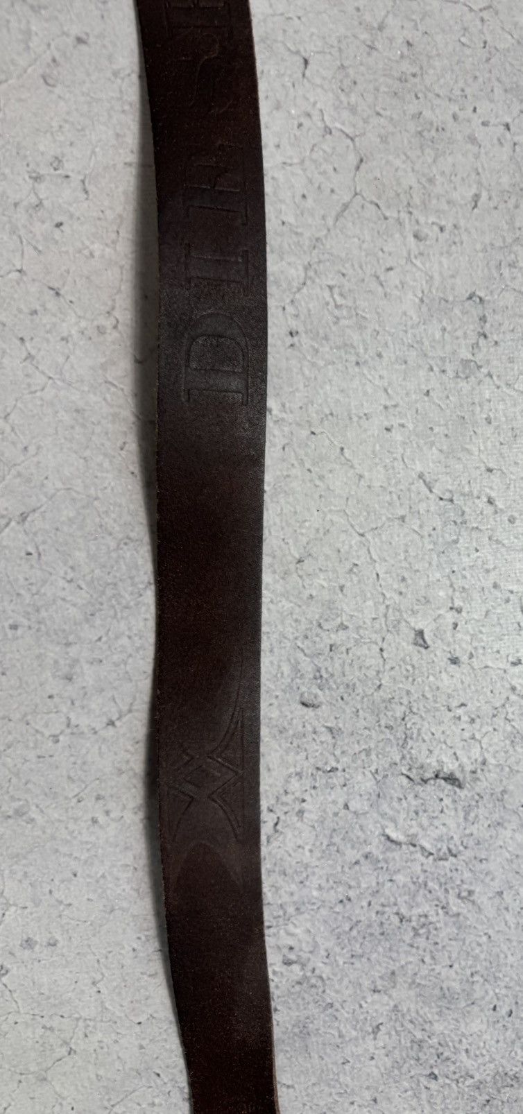 Diesel × Japanese Brand Diesel Leather Belt Hype Rare Y2K Brown Size ONE SIZE - 5 Thumbnail