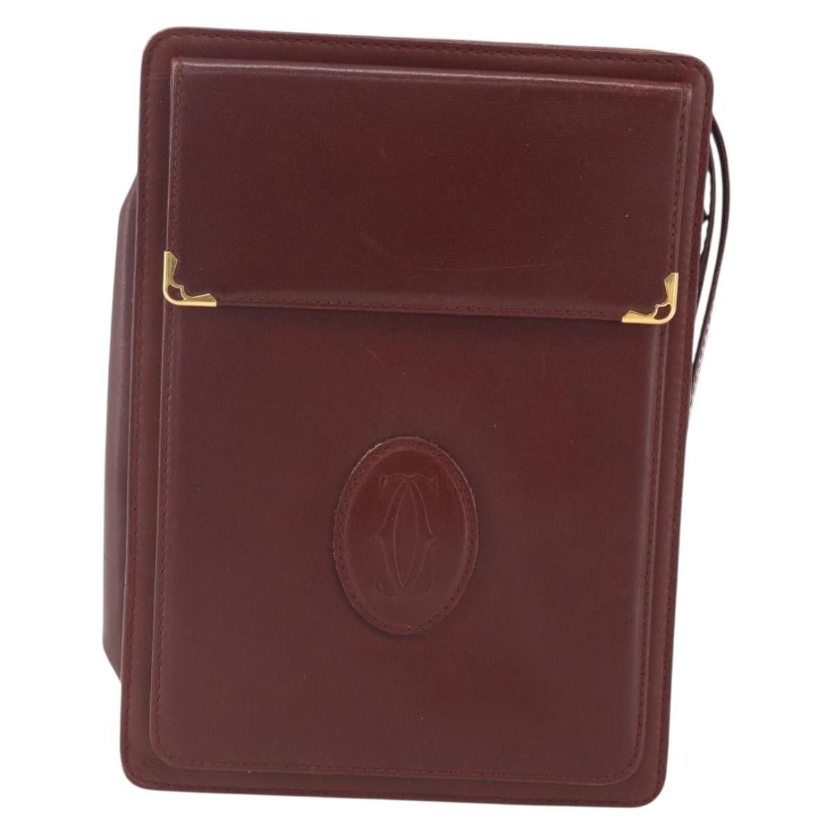Cartier Cartier Must de Cartier Clutch Leather Size ONE SIZE - 1 Thumbnail