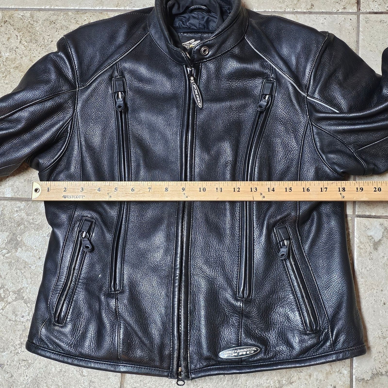 Harley Davidson Women's Harley Davidson FXRG Leather Jacket size Medium Size M / US 6-8 / IT 42-44 - 12 Thumbnail