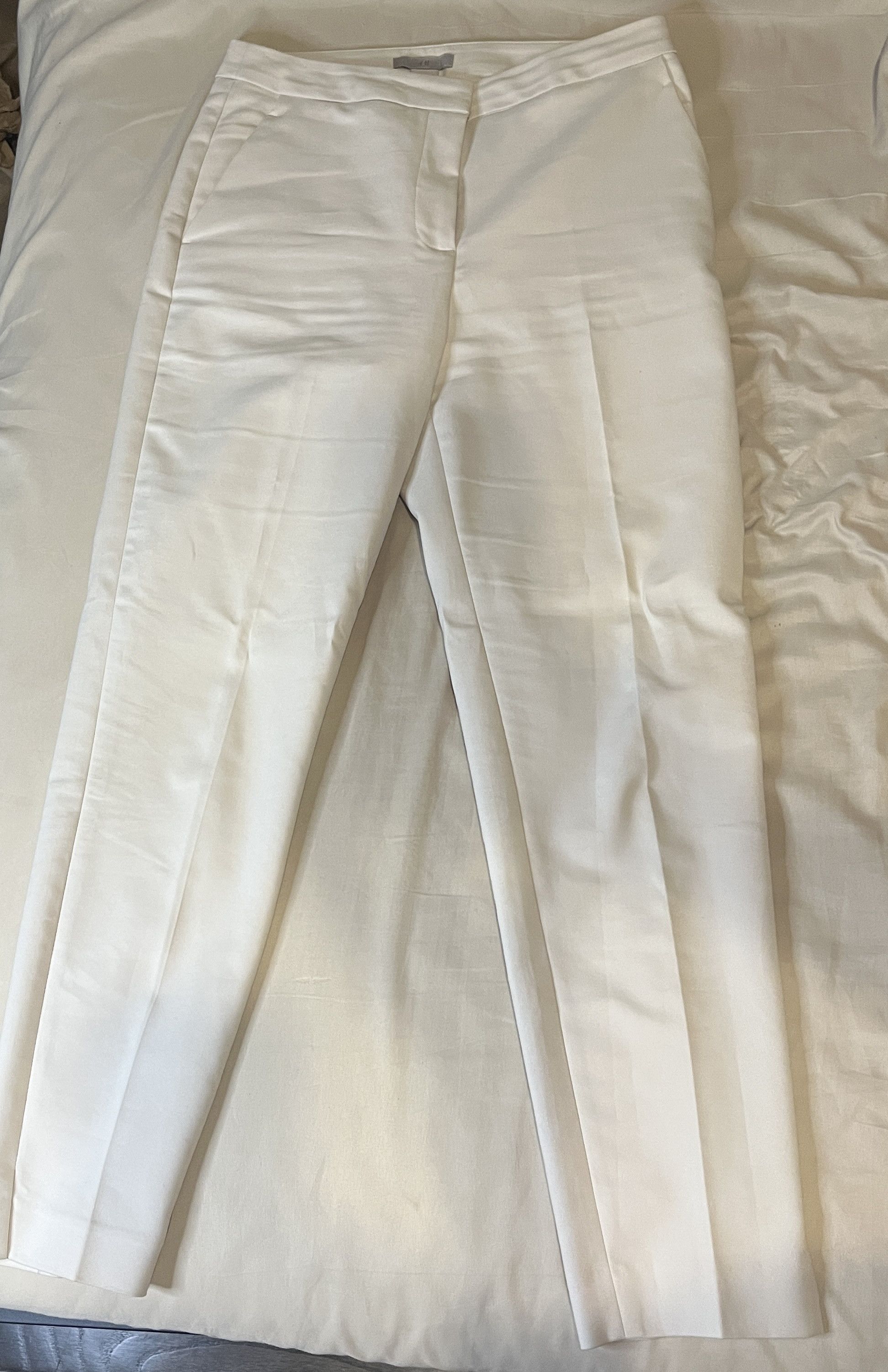 H&M Offwhite Work Pants Grailed