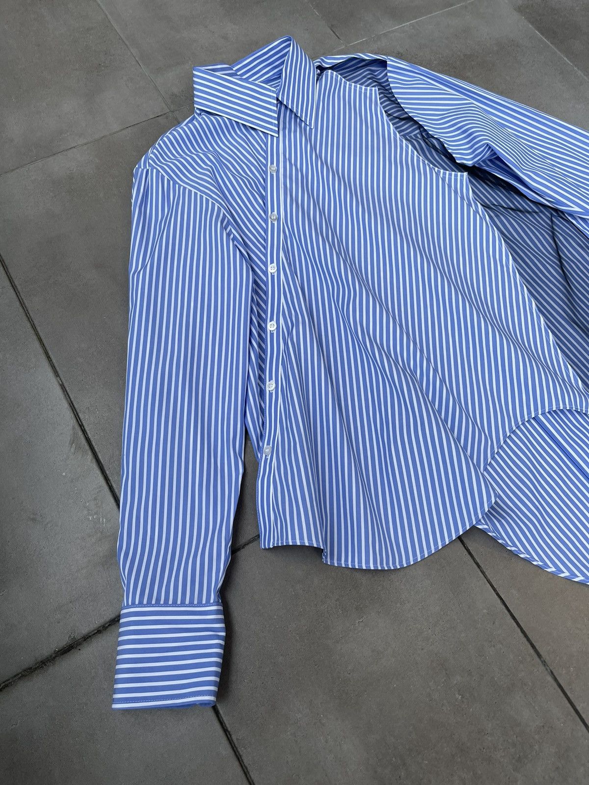 Viktor & Rolf !DS! FW22 Viktor & Rolf Floating Away Reconstructed Shirt Size L / US 10 / IT 46 - 10 Thumbnail