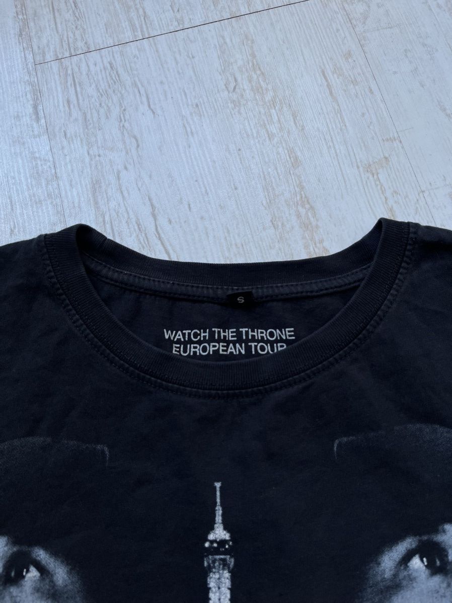 Jay-Z × Kanye West × Rap Tees Vintage Jay-Z & Kanye West Watch The Throne Tour T Shirt Size US S / EU 44-46 / 1 - 7 Thumbnail