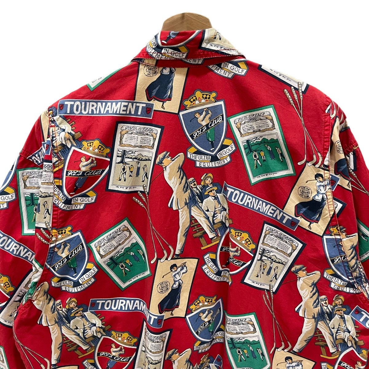 Golf le Fleur Vintage 90s Full Print Golf Tournament Zipper Light Jacket Size US M / EU 48-50 / 2 - 10 Thumbnail