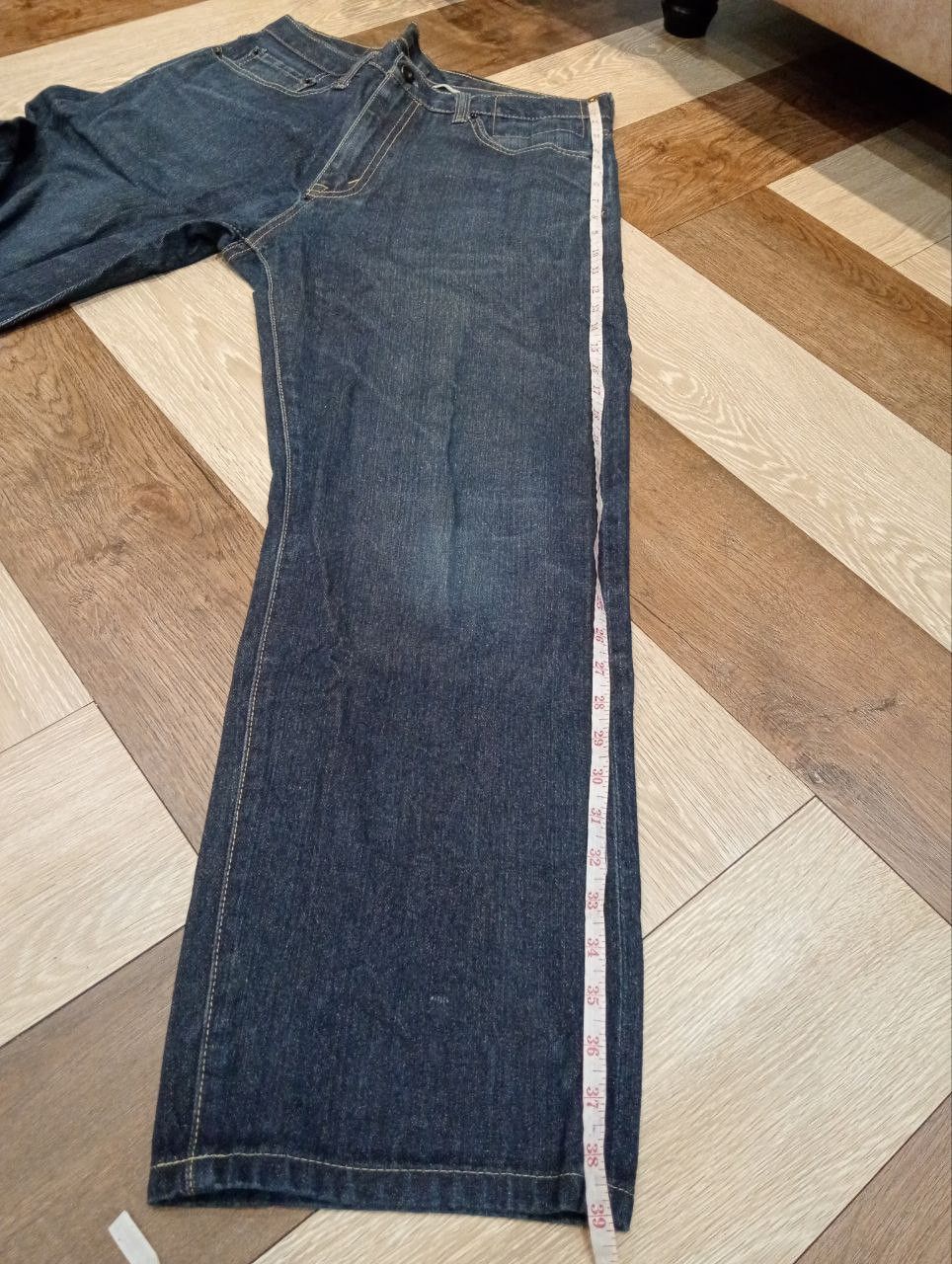 Visvim VISVIM FLUXUS SERGE DE NIMES SELVEDGE BAGGY DENIM PANTS Size US 34 / EU 50 - 18 Thumbnail
