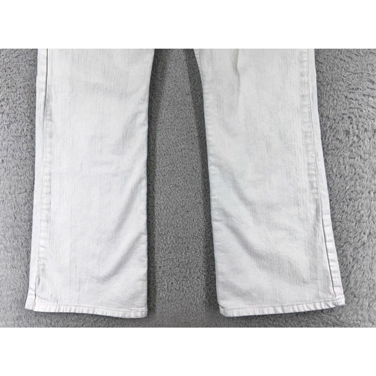 Mossimo MOSSIMO Jeans Women Bootcut White Denim 30x31 Regular Mid Rise 5-Pocket Cotton Blend Size 36" / US 14 / IT 50 - 2 Thumbnail