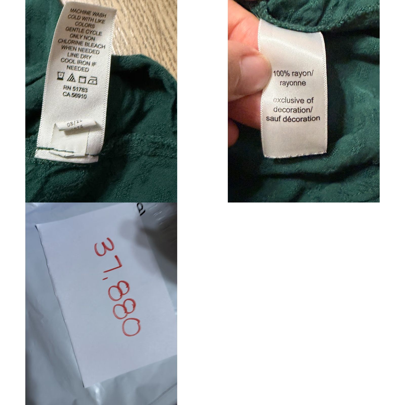Vintage Maurices Blouse Women's Size Large Green Long Sleeve V-neck Shirt Adult Womens Regular Pullover Casual Lightweight Polyester Modern 90s? Size L / US 10 / IT 46 - 8 Thumbnail