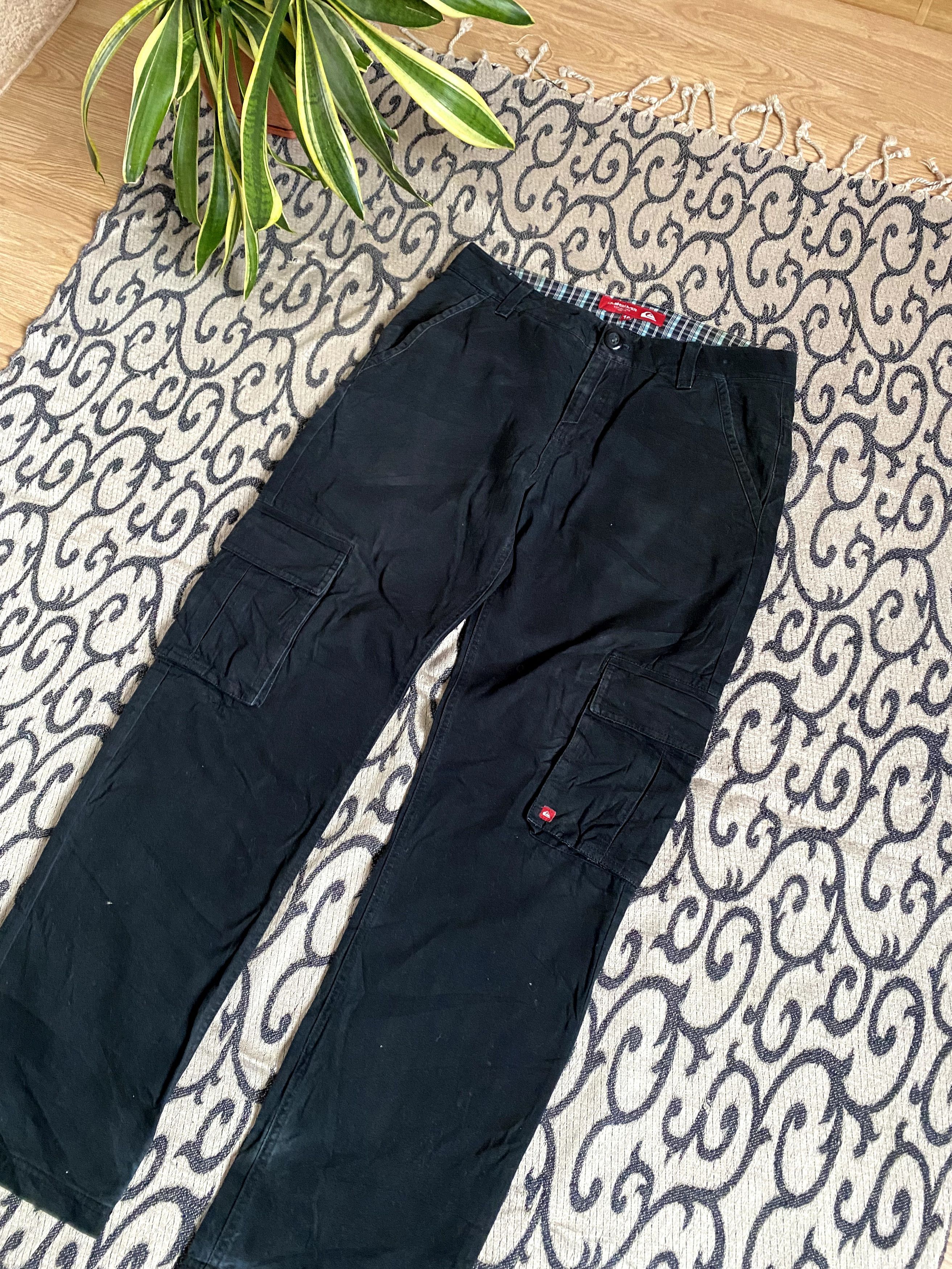 Billabong × Quiksilver Vintage Quiksilver Cargo Pants Streetwear Size US 31 - 4 Thumbnail