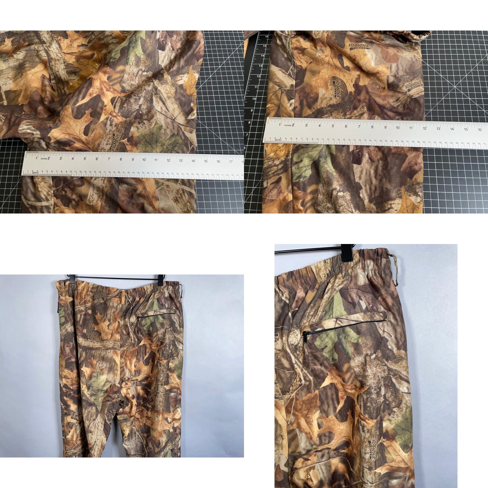 Vintage RedHead Goretex Camo Drawstring Hunting Pants Men's 2XL Brown Camouflage Lined Size US 38 / EU 54 - 8 Thumbnail