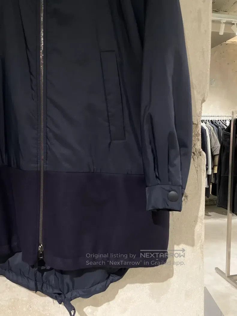 Jil Sander Jil Sander size 36 Military Blue Patchwork Hooded Long Coat Size M / US 6-8 / IT 42-44 - 5 Thumbnail