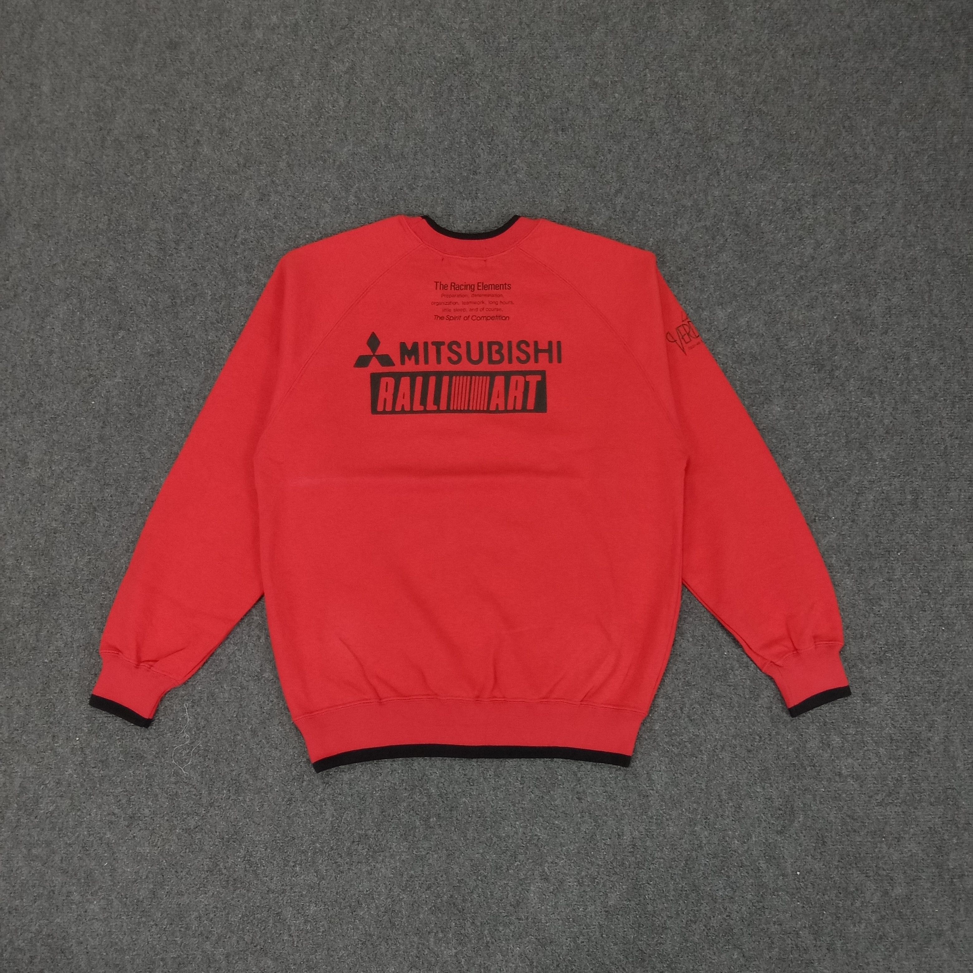 Japanese Brand × Vintage Mitsubishi Ralli Art Racing Team Custom Sweatshirt Size US S / EU 44-46 / 1 - 1 Thumbnail
