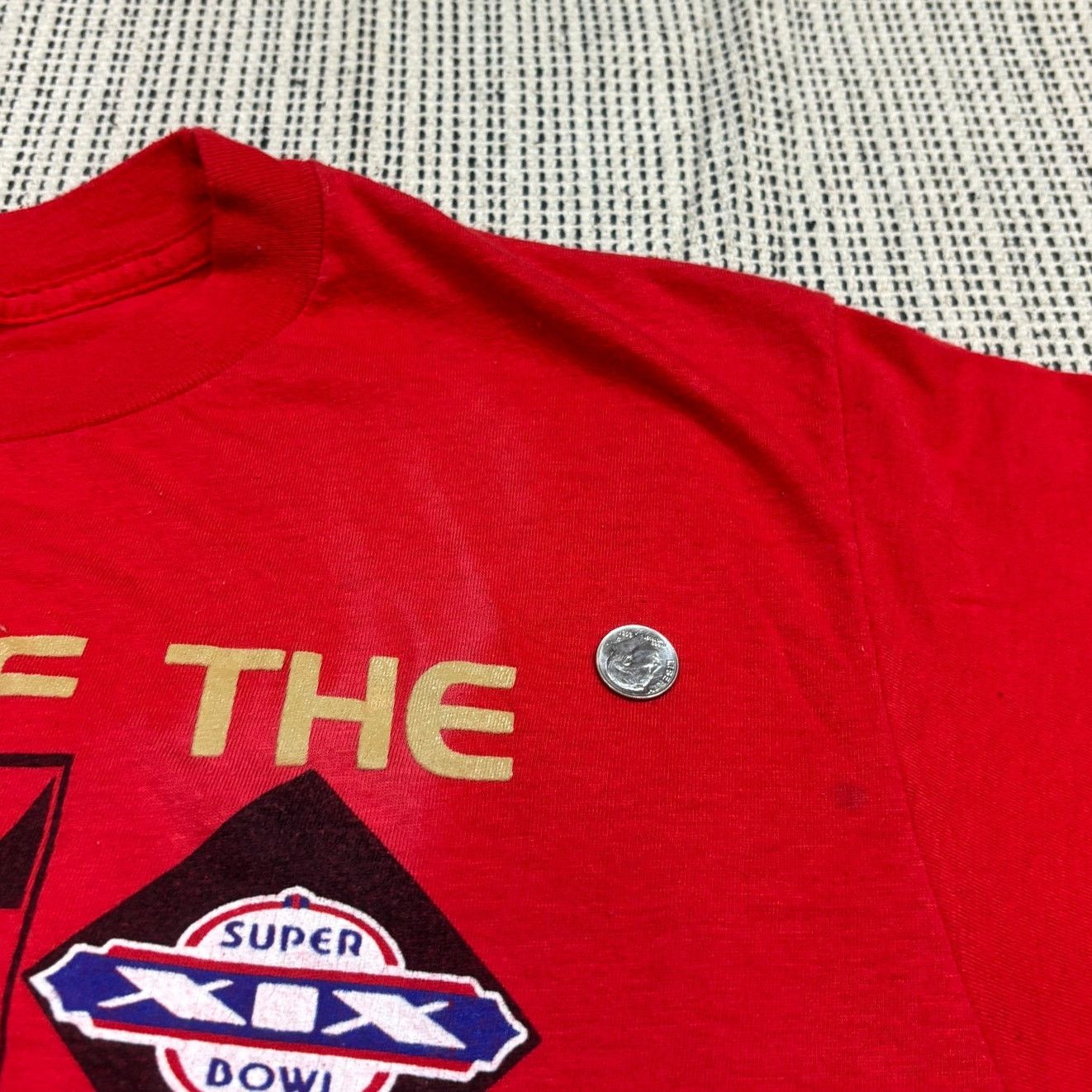 Anvil × NFL × Vintage Vintage 80s San Francisco 49ers Team of the Decade Shirt XL Size US XL / EU 56 / 4 - 8 Thumbnail