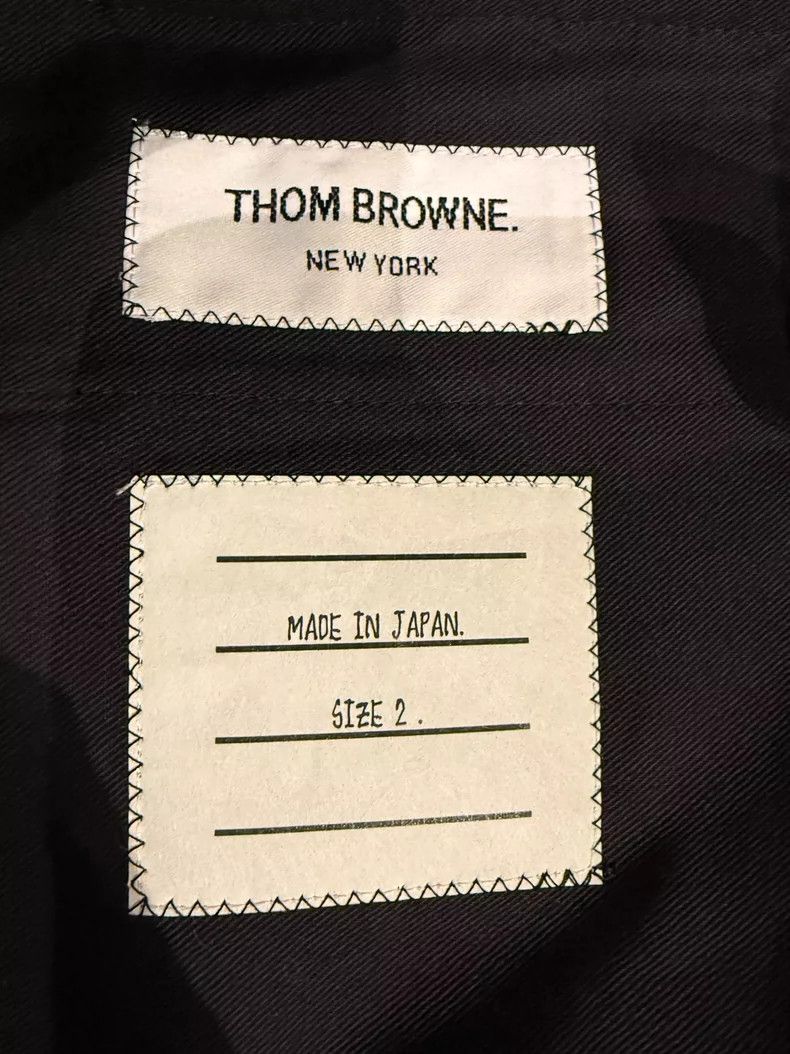 Thom Browne Thom Browne Size 2 Classic solid color trousers 2505-Nexta Size US 32 / EU 48 - 4 Thumbnail