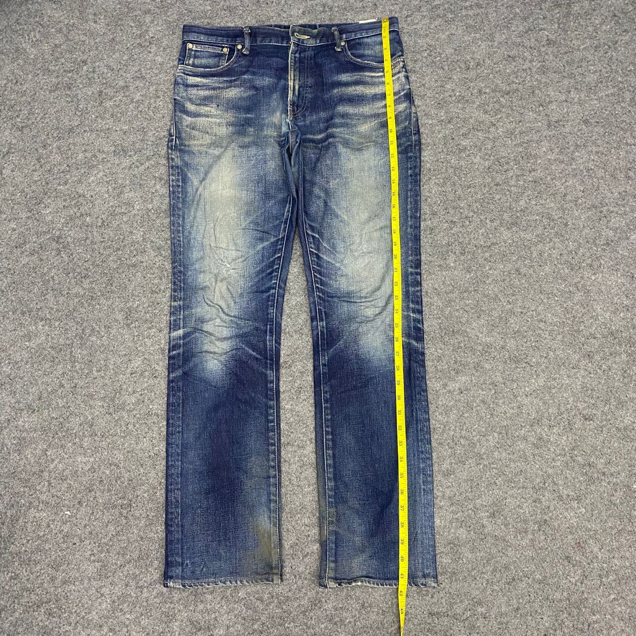 Japan Blue Jeans 💥Best Offer💥Vintage Japan Blue Jeans Distressed Denim Size US 34 / EU 50 - 3 Thumbnail