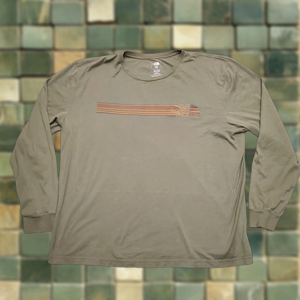The North Face VINTAGE The North Face Shirt Mens XL Green Long Sleeve Crewneck Outdoor TEE Size US XL / EU 56 / 4 - 1 Thumbnail