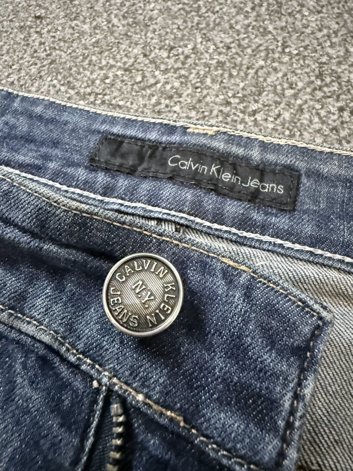 If Six Was Nine Archive Grunge Heavy Faded Dirty Calvin Klein Distressed Size US 36 / EU 52 - 13 Thumbnail