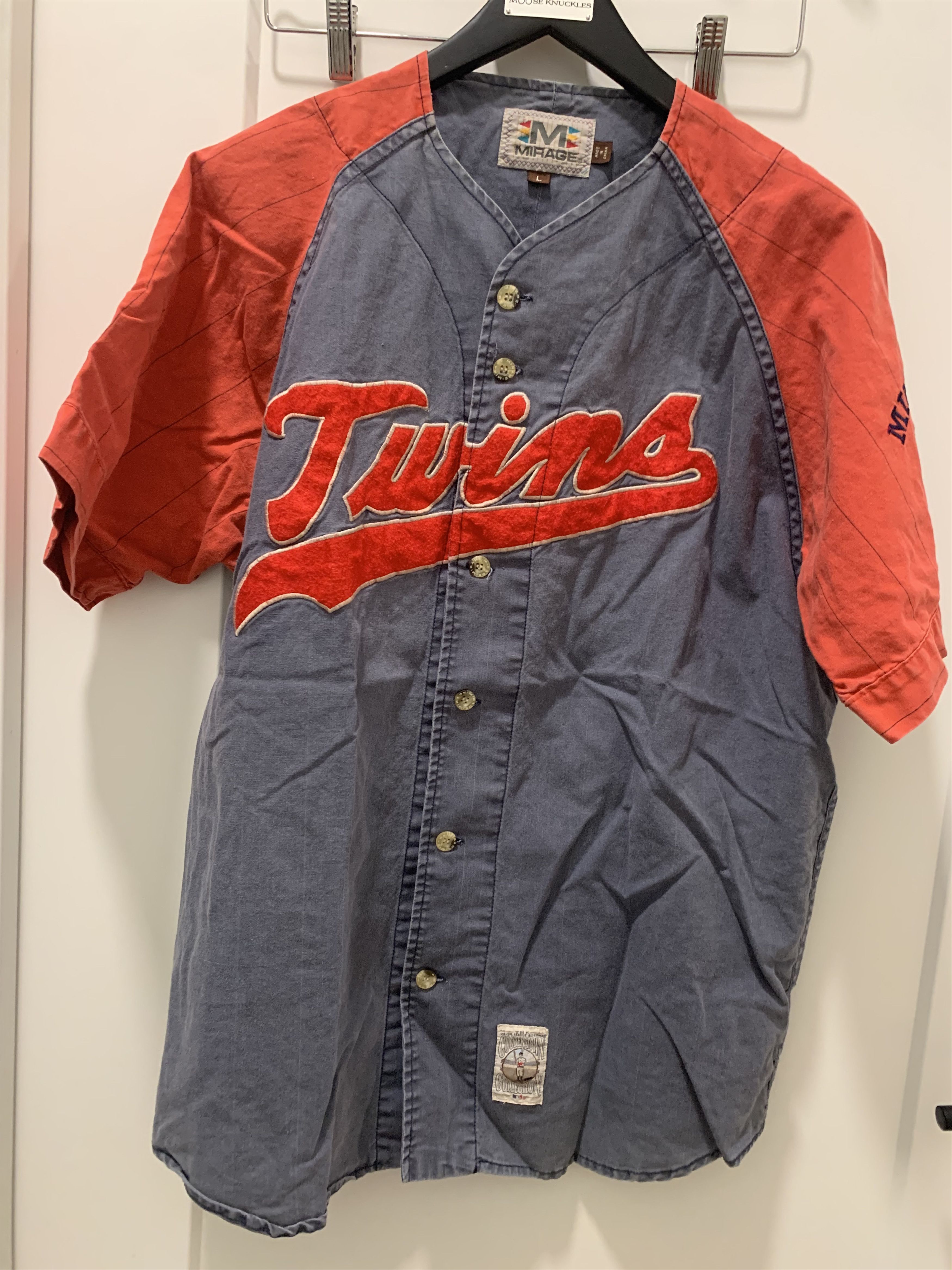 Mirage Minnesota Twins Baseball Jersey super rare vintage Size US L / EU 52-54 / 3 - 1 Thumbnail