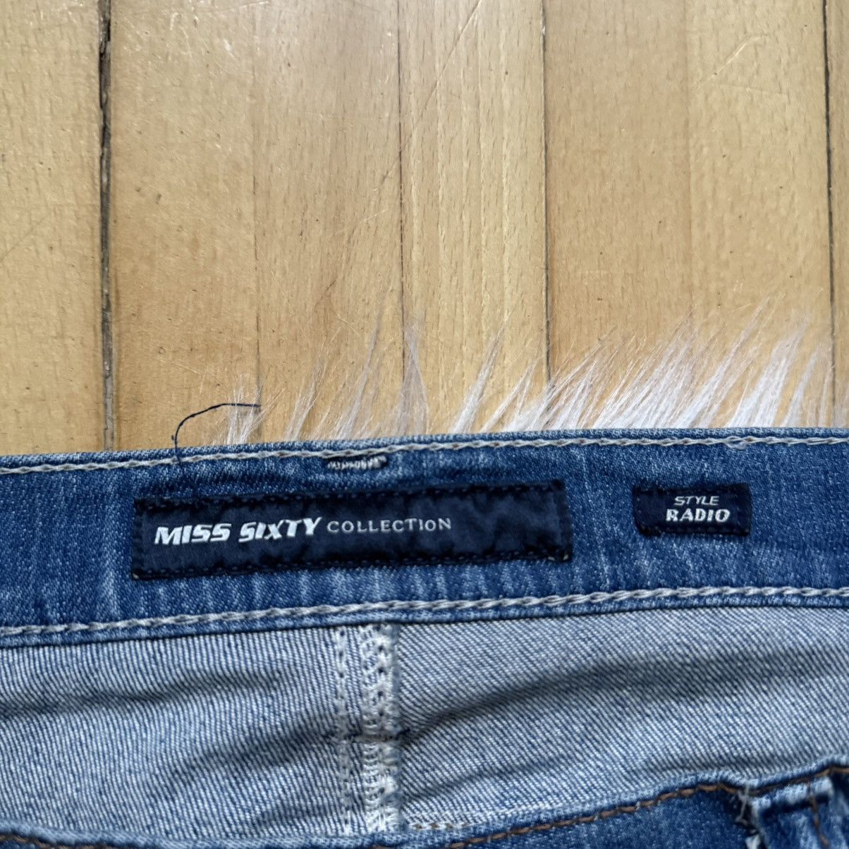 Miss Sixty 📌 Vintage Miss Sixty Y2K Chain Low Rise Slim Jeans Size 29 Size 29" - 8 Thumbnail