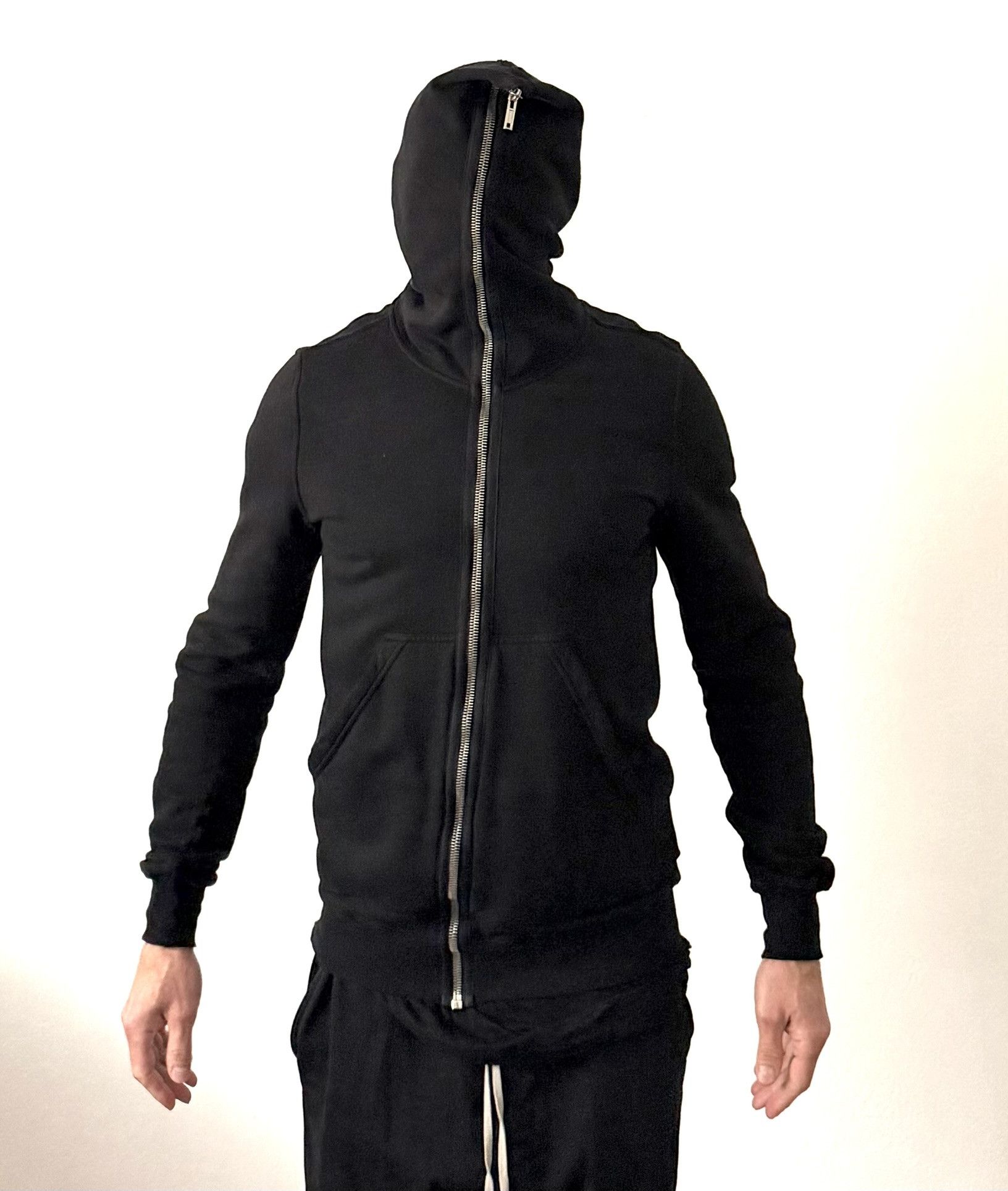 Rick Owens Drkshdw Rick Owens Gimp Mask Zip Hoodie Black Size M Size US M / EU 48-50 / 2 - 4 Thumbnail