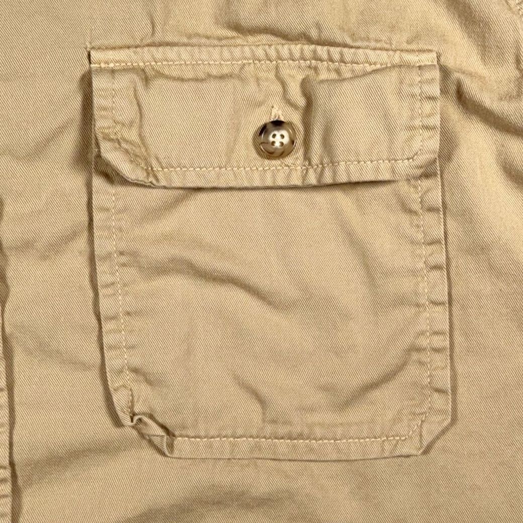 Vintage VINTAGE Green Box Safari Shirt Adult XL Brown Cotton 80s Military Outdoor USA Long Sleeve Button-Up Pocketed Size US L / EU 52-54 / 3 - 3 Thumbnail