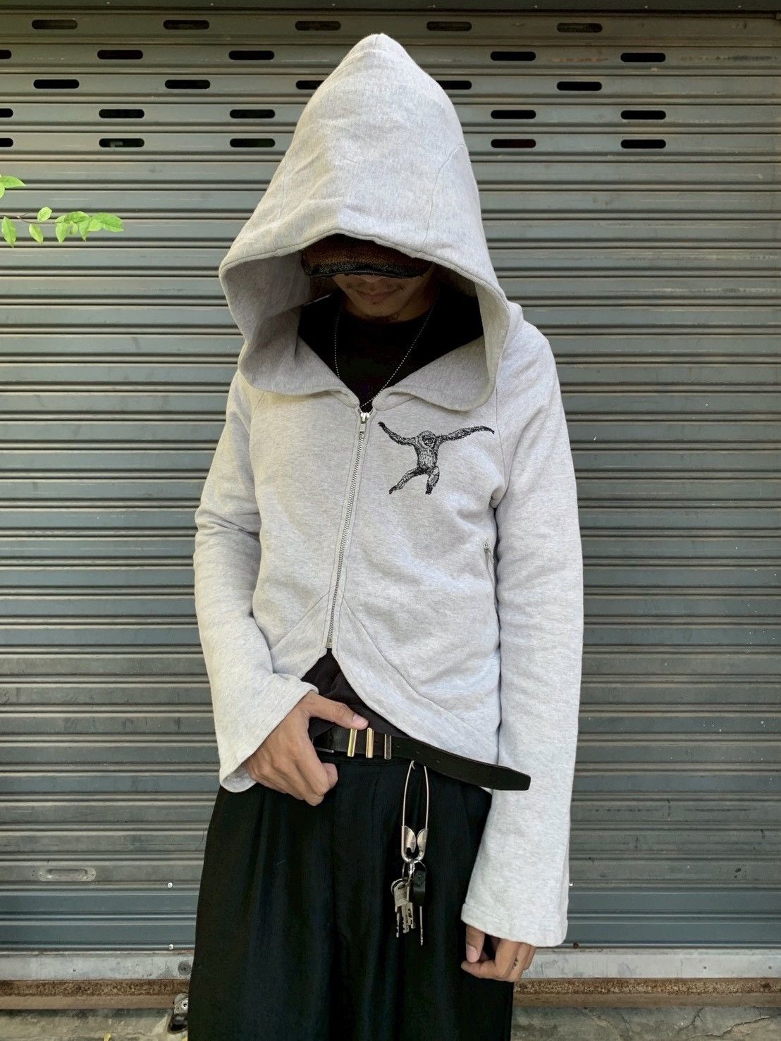 Hysteric Glamour 90s Hysteric Glamour Ozone Rocks Monkey Embroidery Hoodie Size US M / EU 48-50 / 2 - 2 Thumbnail