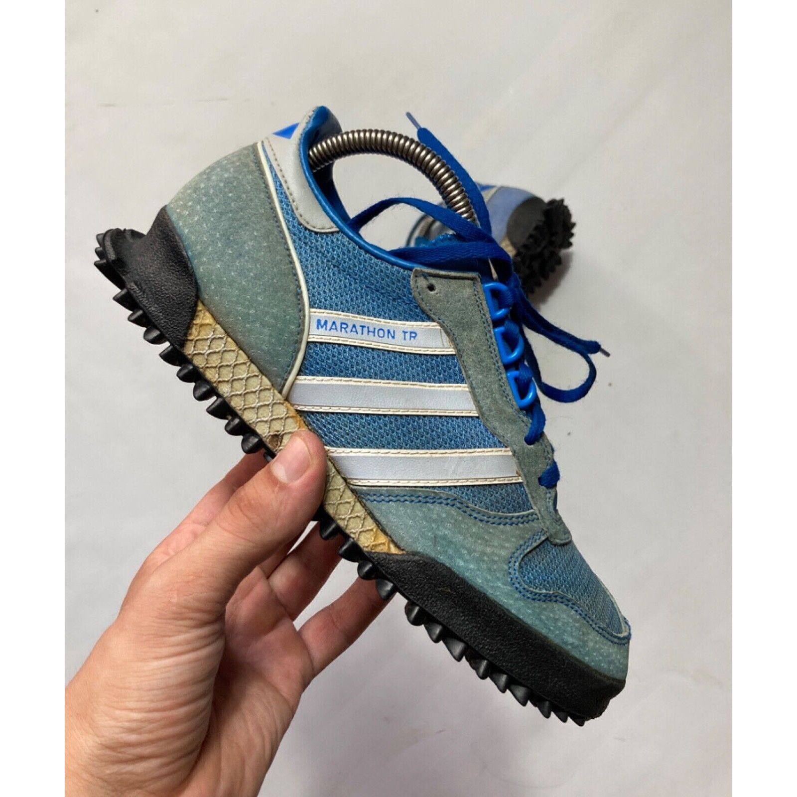 Adidas 90s Vintage Adidas Marathon made yugoslavia Size US 7 / EU 40 - 1 Thumbnail