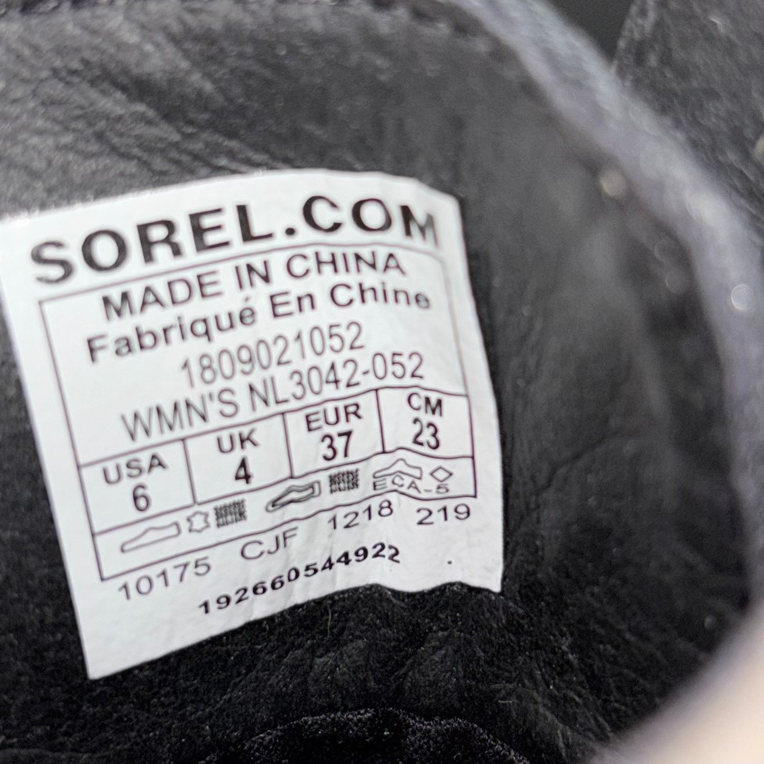 SOREL Sorel Emelie Conquest Boots Women’s 6 Gray Leather Canvas Size US 6 / IT 36 - 8 Thumbnail