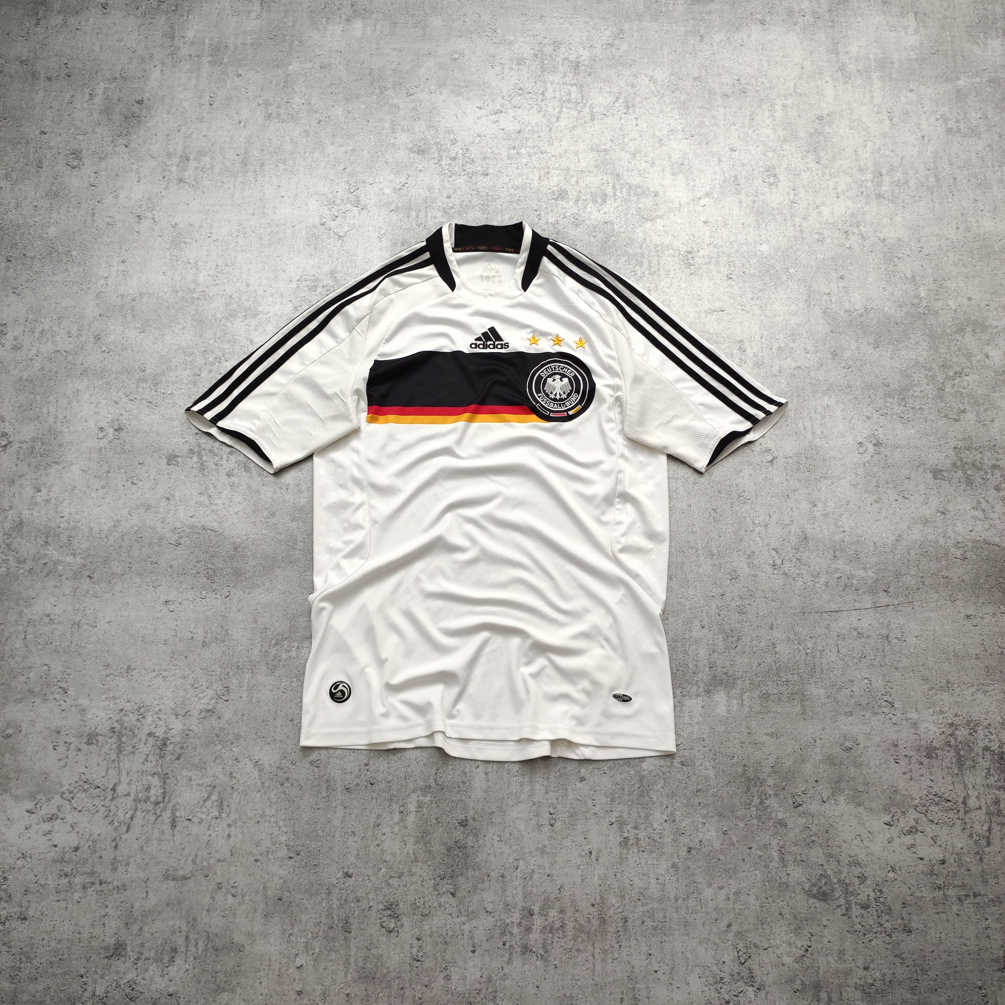 Vintage RARE Football 2008 Euro Germany Home Adidas Jersey Size US S / EU 44-46 / 1 - 1 Thumbnail