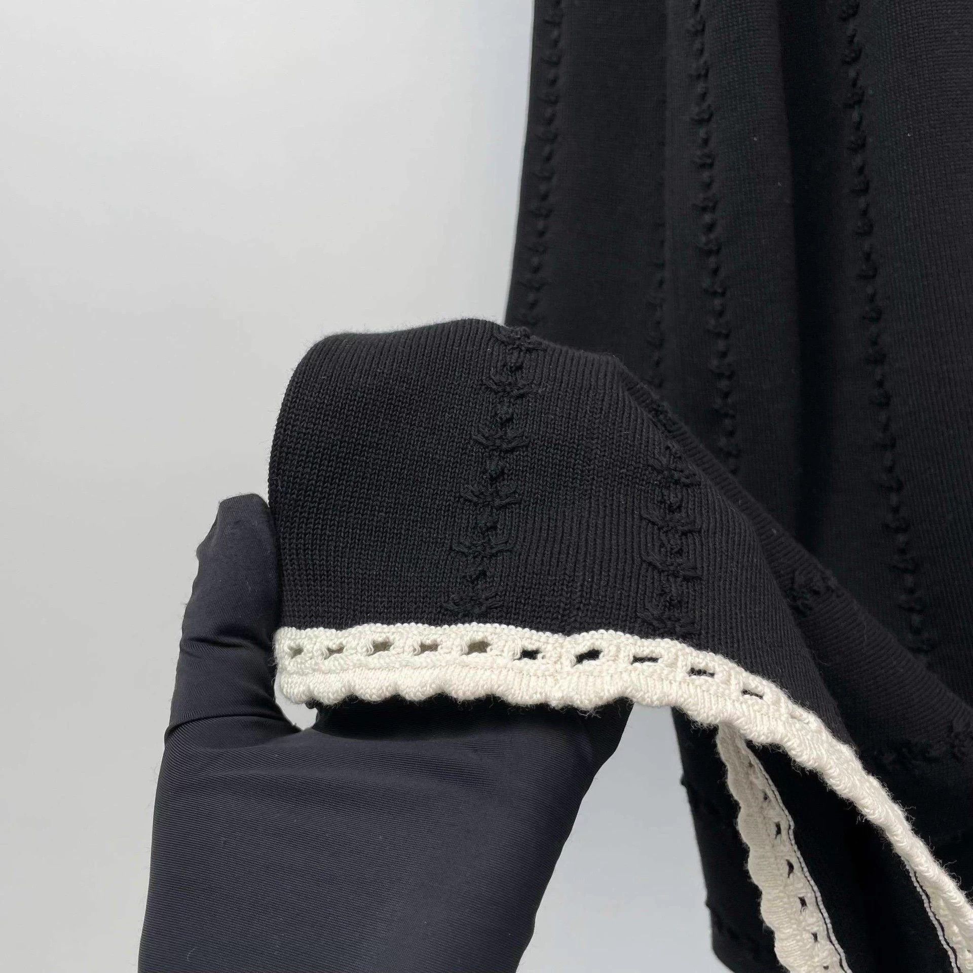 Chanel Chanel 26p Black Cami Knit Long Dress Size S / US 4 / IT 40 - 2 Thumbnail